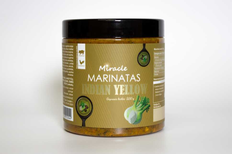 <p>MIRACLE INDIAN YELLOW</p><p></p> Marinatas